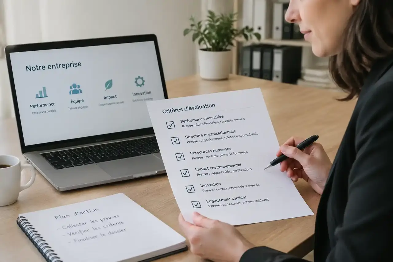 Caractériser une entreprise exige une preuve pour chaque critère